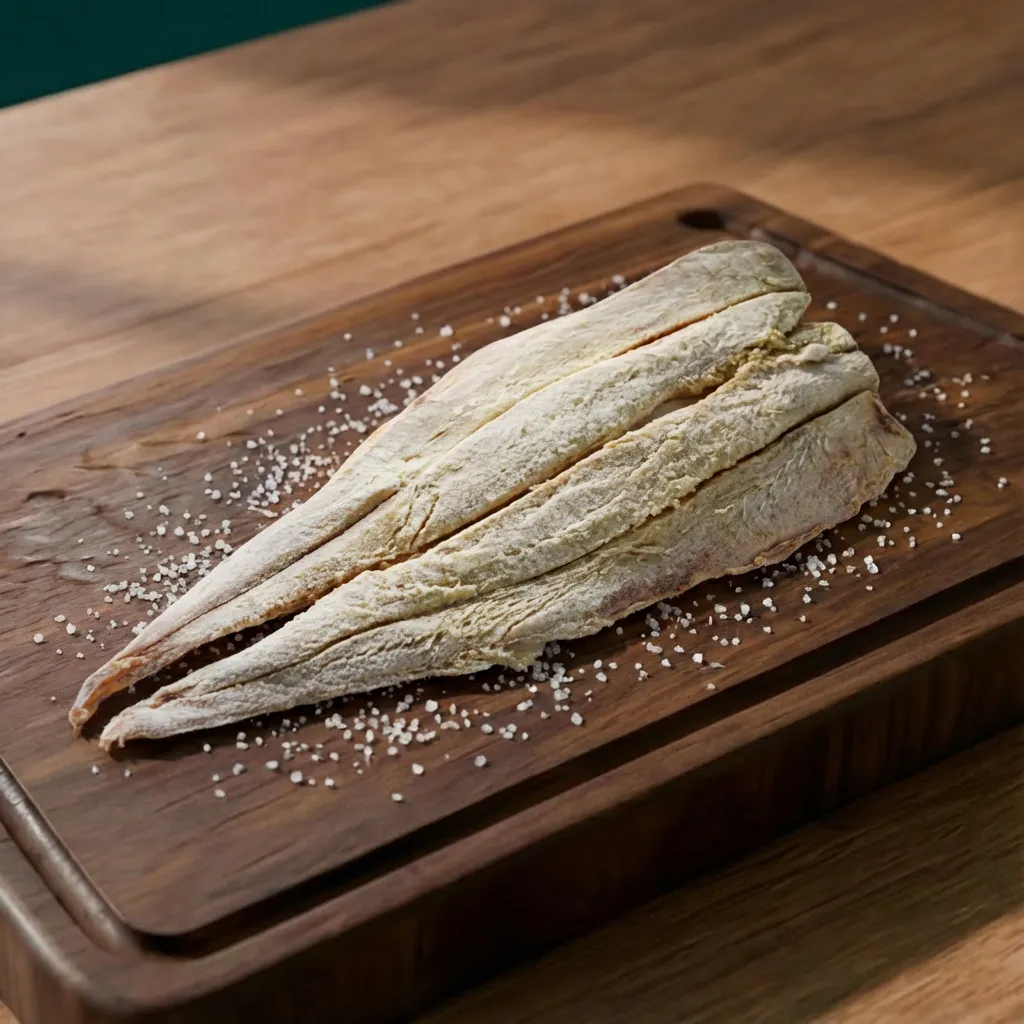 [0392] Lomo de Bacalao Noruego Seco Chico (1 a 1.2 Kg) Con Hueso, Sin Piel