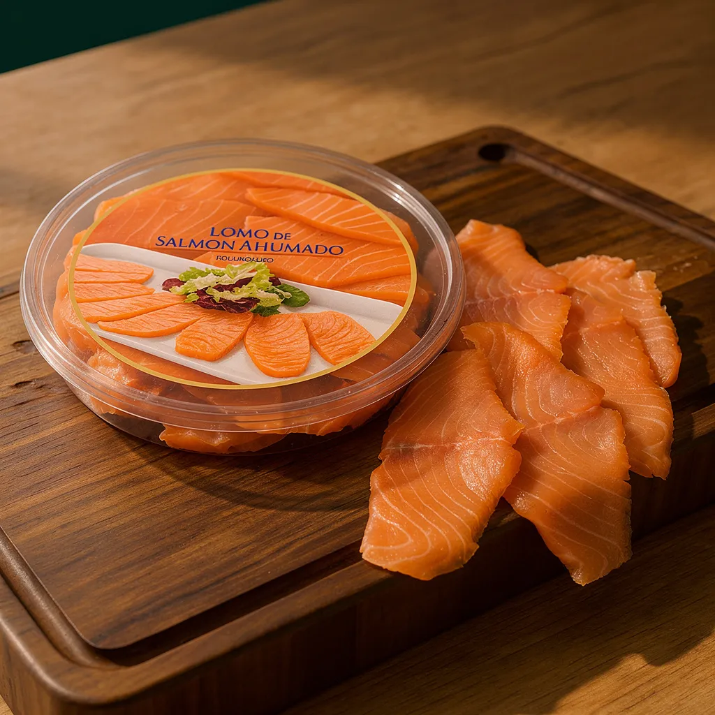 [0007] Lomo Salmón Ahumado Prefileteado