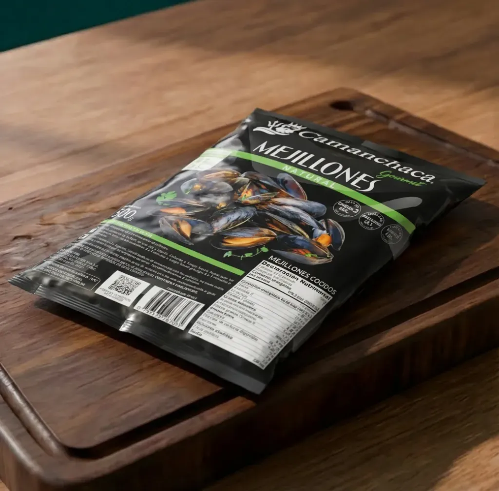 [0046] Mejillón Precocido Paquete 500 g